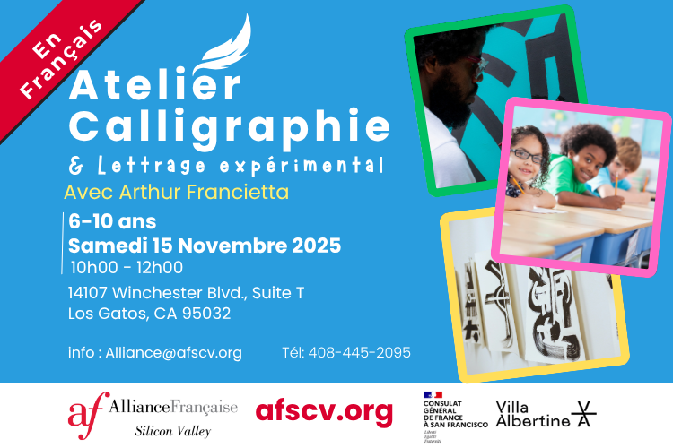 Atelier calligraphie avec Arthur Francietta