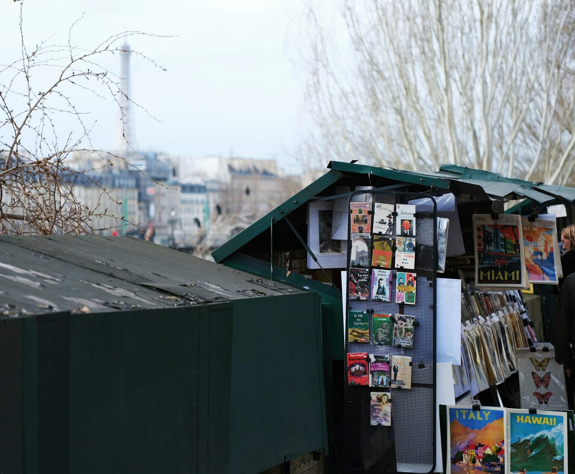 French living - newstand at Seine