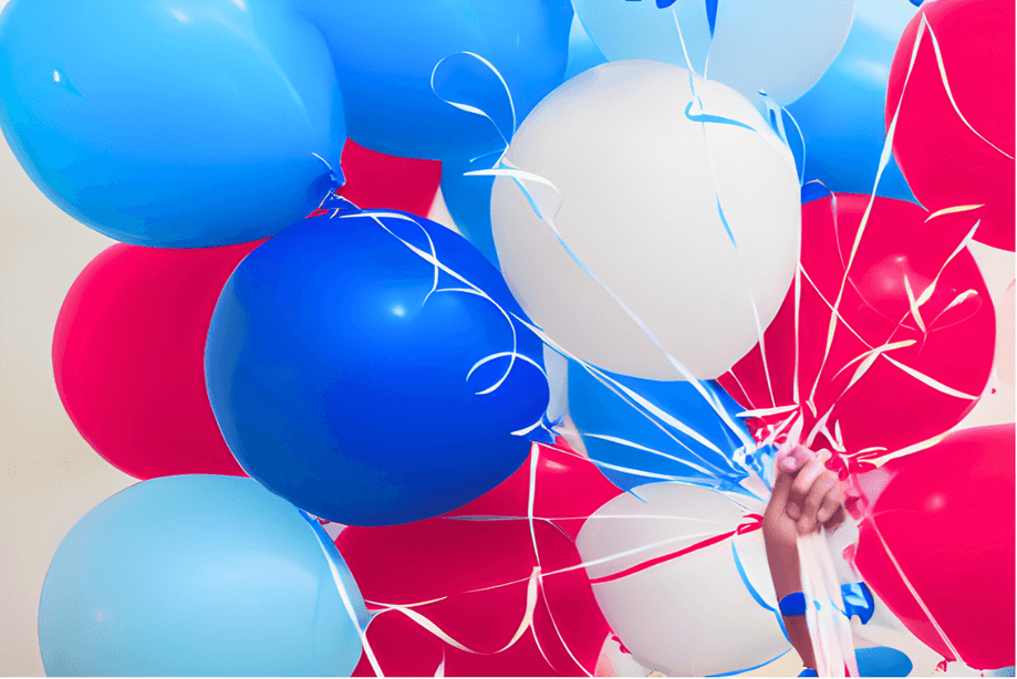 french themed party balloons